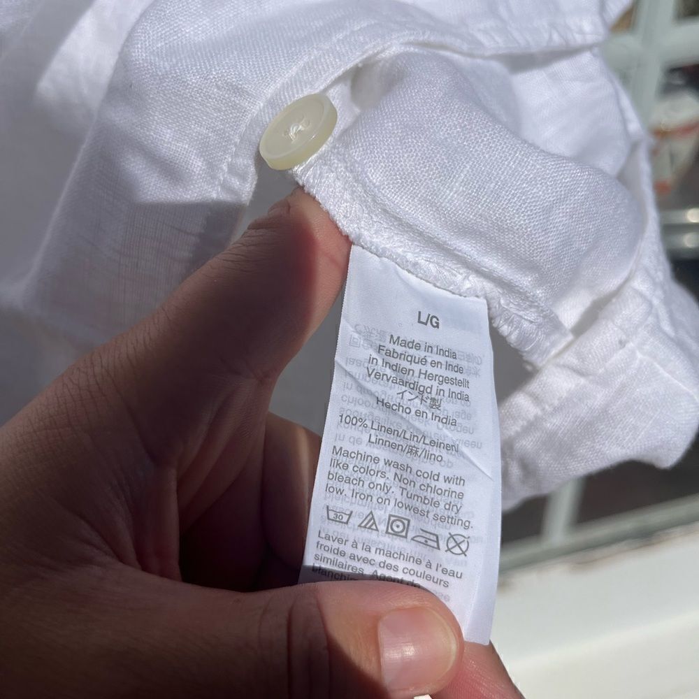 J Crew Button Front Linen Tunic NWT - Picture 4 of 6